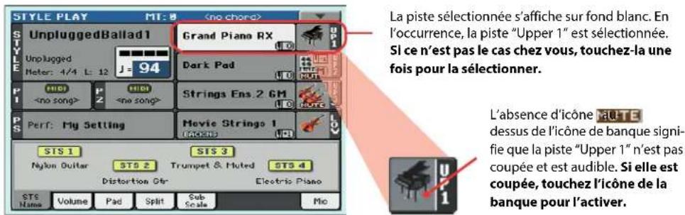 KORG Pa3XLe - Selectionner un son pour jouer sur le clavier - 1