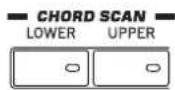 KORG Pa3XLe - Vérifiez qu'un des modes Chord Scan est selectionné. - 1