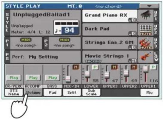 KORG Pa3XLe - Activier/couper les pistes du Style - 1