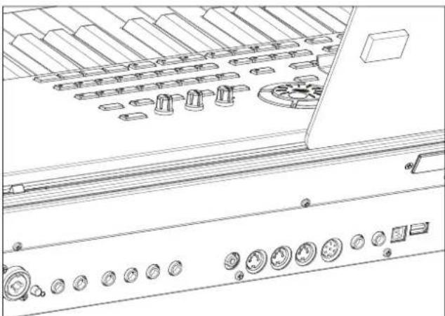 KORG Pa3XLe - Pupitre - 1
