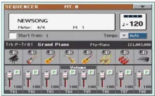 KORG Pa3XLe - Passer en mode Backing Sequence (Quick Record) - 2