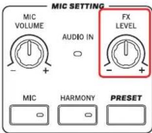 KORG Pa3XLe - Chantez dans le micro et écoutez les effets. - 1