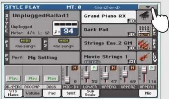 KORG Pa3XLe - Activer 'Easy Mode' - 1