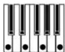 KORG RK100S - Choisissez le motif d'arpège avec les boutons OCTAVE +/- ou le levier SOUND. - 3