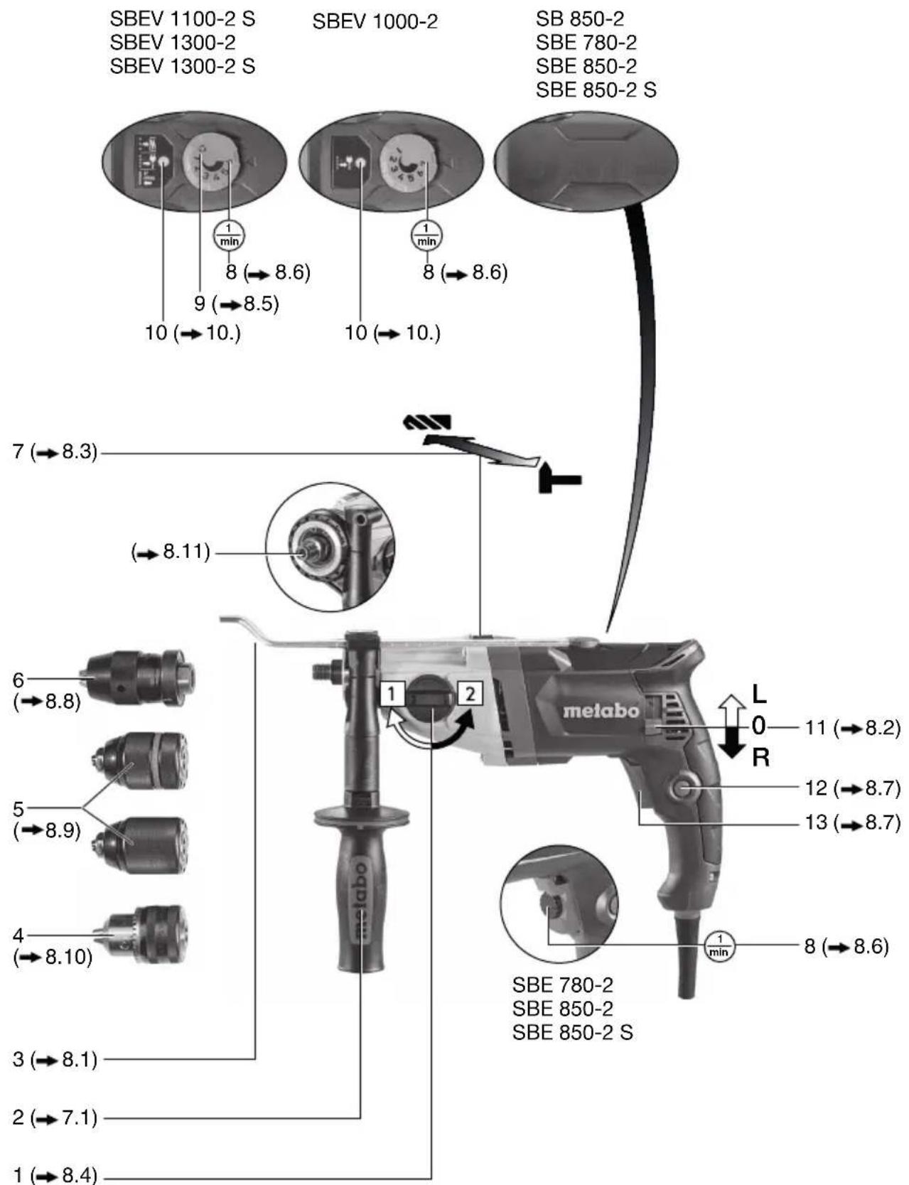 METABO SBEV 11002 S - A - 1