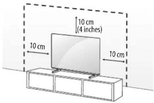 LG OLED77G1PUA - Mounting on the Table - 1