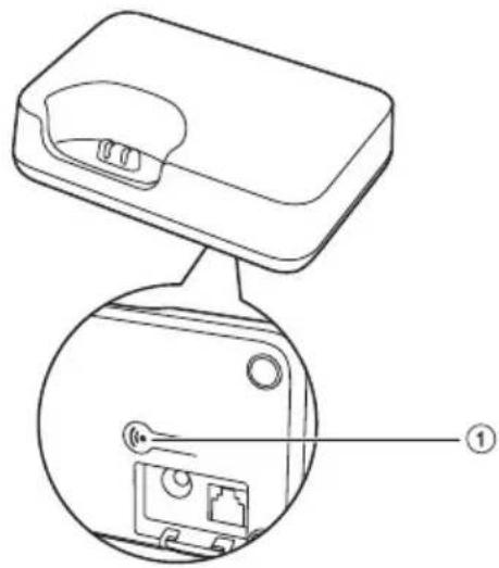 PHILIPS D2503B - Présentation de la base - 1