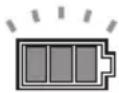 MAKITA DHW080ZK - Indicazione della carica residua della batteria - 1