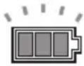 MAKITA DHW080ZK - Indicação da capacidade restante da bateria - 1