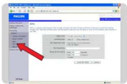 PHILIPS SNR6500 - Configuration du cryptage WPA - 4