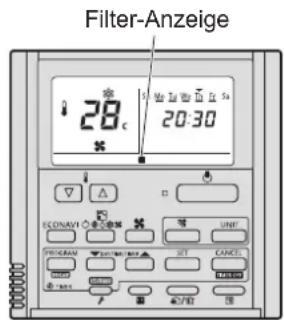 PANASONIC S90MF3E5B - Wartung des Luftfilters - 1