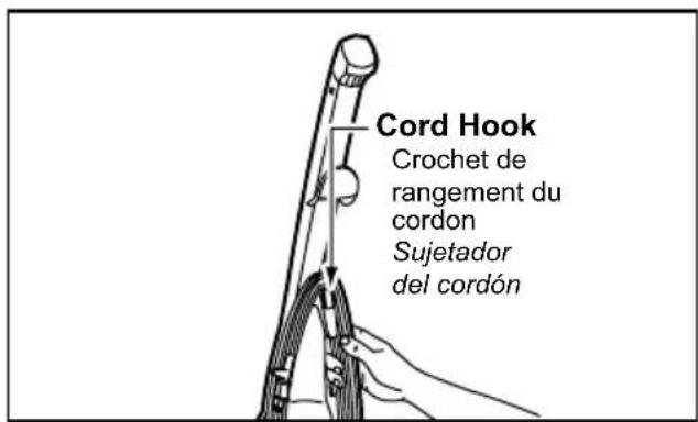 PANASONIC Quickdraw MCV5737 - Using Cord Hook - 1