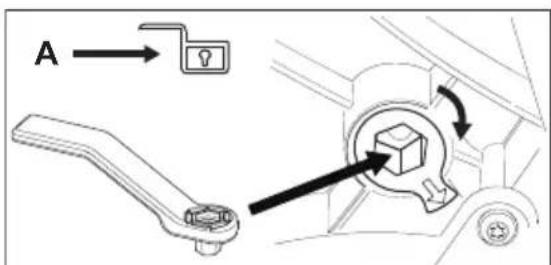 ELECTROLUX EW7H5858EB - Pour débloquer les verrous à l'arrêté du tambour : - 3