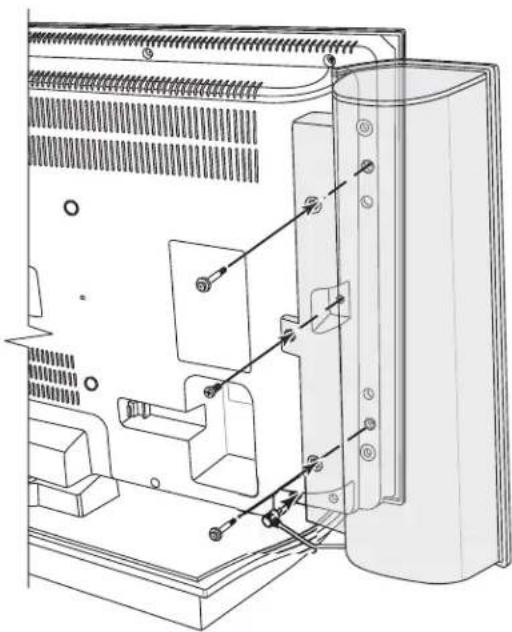 HP Pavilion LC2600N - PRECAUCION: Desconecte la alimentacion del televator y de todos los componentes conectados antes de montar o conectarlos altavoces. - 1