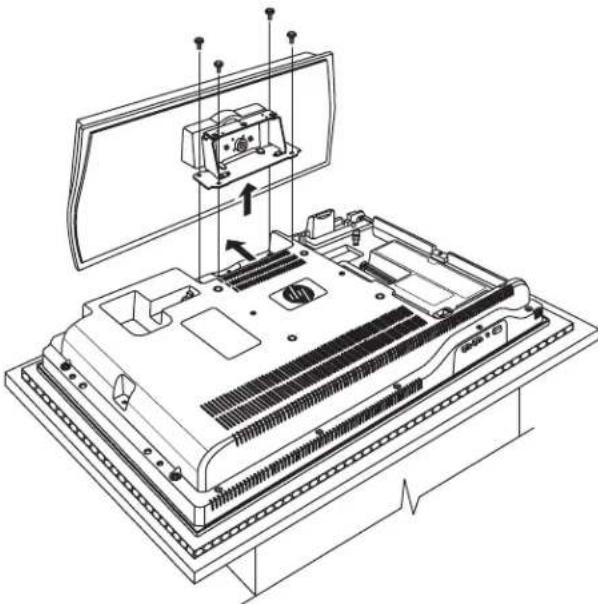 HP Pavilion LC2600N - A: Pad protecting TV with paddle-type stand - 3