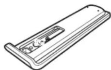HP Pavilion LC2600N - Installing or replacing remote control batteries - 1
