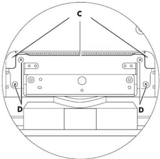HP Pavilion LC2600N - A: Pad protecting TV with paddle-type stand - 2