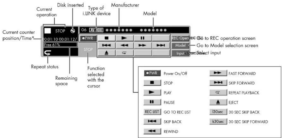 HP Pavilion LC2600N - i.LINK control panel (AV HDD recorder or Blu-ray Disc recorder) - 1