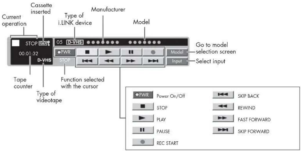 HP Pavilion LC2600N - i.LINK control panel (D-VHS decks) - 1