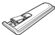 HP Pavilion LC2600N - Installing or replacing remote control batteries - 2