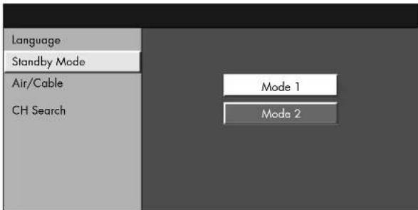 HP Pavilion LC2600N - Standby mode setting - 1