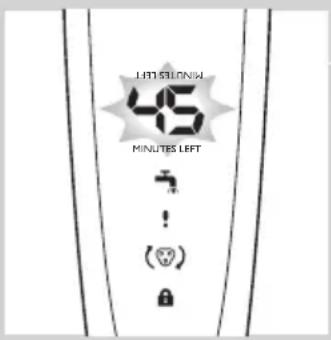 PHILIPS Senso Touch 3D RQ1265 - Resterende accucapaciteit - 1