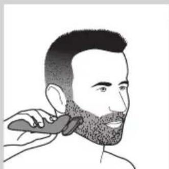 PHILIPS Senso Touch 3D RQ1265 - Het Beard Styler-hulpstuk met de kam gebruiken - 4