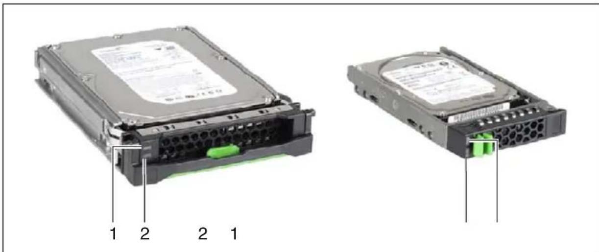 FUJITSU Primergy TX2540 M1 - Voyants du lecteur de disque dur - 1