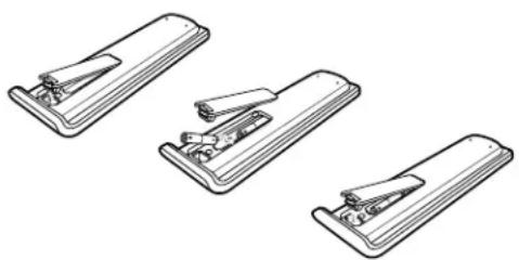 HP Pavilion PE4200N - Remote Control Battery Installation - 1