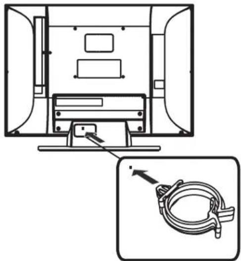 HP MediaSmart SL4278N - Connecting power to the TV - 2