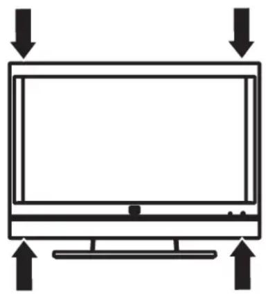 HP MediaSmart SL4278N - Lifting the TV - 1
