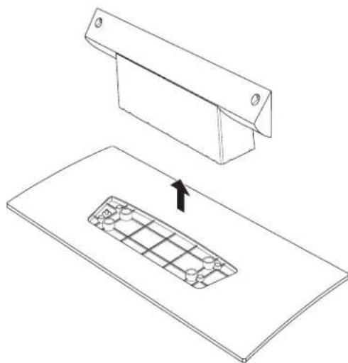 HP MediaSmart SL4278N - Removing or attaching the stand - 5