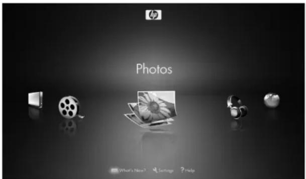 HP MediaSmart SL4278N - Using the Main Digital Media Menu - 3