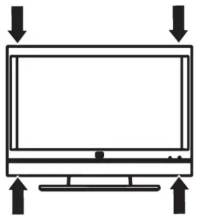 HP MediaSmart SL4278N - Manipulation du téléviseur - 1