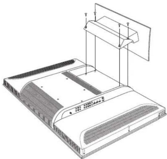 HP MediaSmart SL4278N - Démontage ou fixation du support - 3