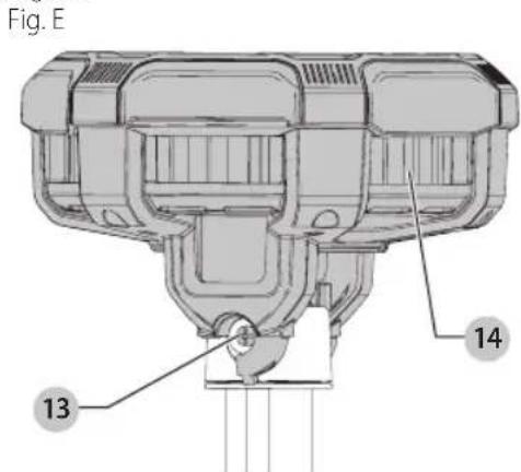 DEWALT DCL079 - Allonger la tete d'éclairage à DEL (Fig. A, D, E) - 2