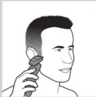 PHILIPS Senso Touch 3D RQ1252 - Using the Beard Styler attachment with comb - 7