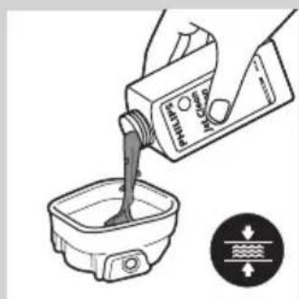 PHILIPS Senso Touch 3D RQ1252 - Utilizzo del sistema Jet Clean - 10