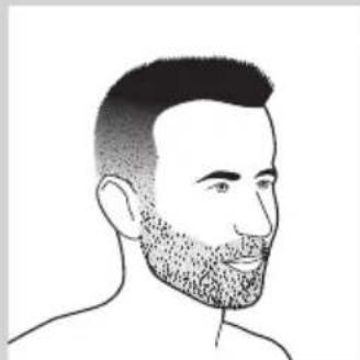 PHILIPS Senso Touch 3D RQ1252 - Using the Beard Styler attachment with comb - 8