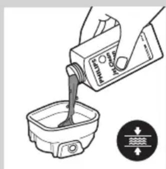 PHILIPS Senso Touch 3D RQ1252 - Preparazione all'uso delsystema Jet Clean - 2