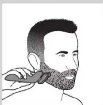 PHILIPS Senso Touch 3D RQ1252 - Het Beard Styler-hulpstuk met de kam gebruiken - 4