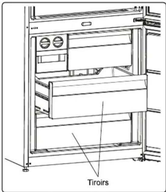 SMEG FAB38RWH5 - Compartment avec tiroirs - 1