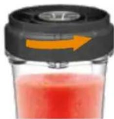 MAGIMIX Power Blender 11629B - Buvez immédiatement ou emportez. - 2