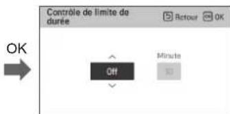 LG PREMTBB10 - Economie d'énergie - contrôle de limite de temps - 2