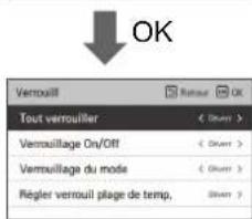 LG PREMTBB10 - Comment acceder au reglage de verrouillage - 2