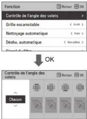 LG PREMTBB10 - Réglage de la commande de l'angle d'ailette - 1