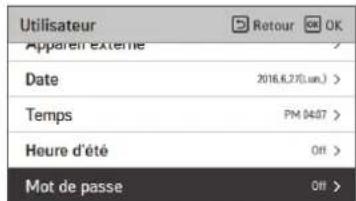 LG PREMTBB10 - Définition du mot de passage - 1