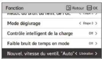 LG PREMTBB10 - Nouvelle vitesse du ventil. "Auto" - 1