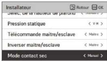 LG PREMTBB10 - Réglage de mode de contact sec (climatiseur / ventilateur DX, classe) - 1