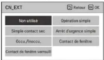 LG PREMTBB10 - Réglage de CN_EXT (climatiseur / ventilateur DX) - 3